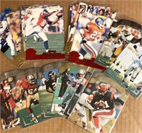 20 1990s NFL Cards - Die Cuts and More