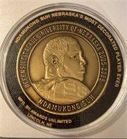Ndamukong Suh Nebraska's Most Decorated Medallion