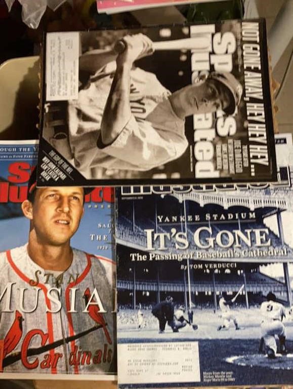 3 Sports Illustrated - DiMaggio, Musial, Yankee