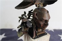 Bronze Art Statue - Rabbit / Face