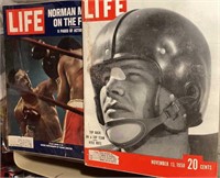1950 Football & 1971 Joe Frazier  vs Ali  Life Mag