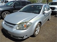 2008 Chevrolet Cobalt 1G1AL58F387158698 Silver