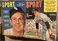 2 1958 Sport Mags - Nellie Fox & Lew Burdette