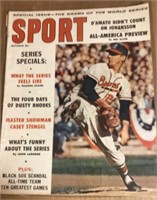 1959 Sport Magazine - Milwaukee Braves - W. Spahn