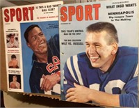 2  1959 Sport Mags - Johnny Unitas & Rafer Johnson