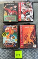 N - LOT OF 4 VIDEO GAMES (H4)