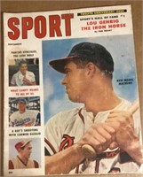 1958 Sport Magazine - EDDIE MATHEWS / Campanella