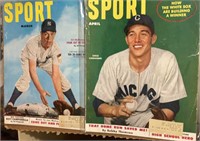 2 1952 SPORT Mags - McDougal and Carrasquel