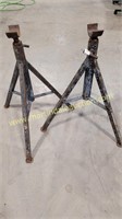 Pair Of 24" Adjustable Pipe Stands