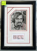 N - SIGNED FRAMED ROB RIENER PHOTO (H12)