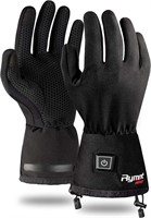 RYMNT Heated Gloves Liners for Men Women,Rechargea