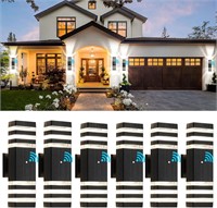 tewei 6 Pack Outdoor Wall Lights Dusk to Dawn Exte