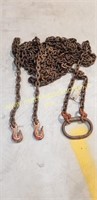 2) 20ft Heavy Duty Chains With Hooks