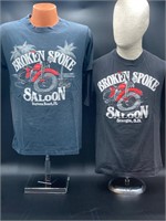 Pair Of Broken Spoke Saloon Shirts