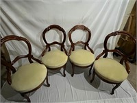 Antique Victorian Balloon Backed Chairs