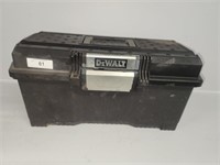 Dewalt tool box with saw parts 18" saw blade,