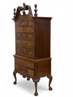 Chippendale Style Highboy w/ Torch finials