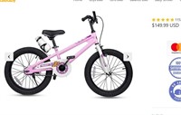 WH480: RoyalBaby Freestyle Coaster Brake Kids Bike