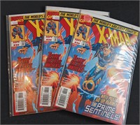 Lot of 3 X- Men Comics - same comic Book 3 Times
