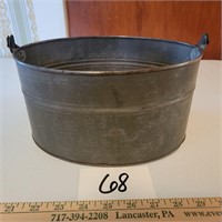 Small Rustic Metal Bucket