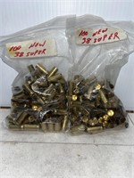 200 rounds of new 38 super pistol brass