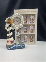 Cadona Clock Collection Light House NIB