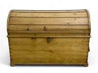 Dome Top Pine Chest