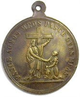 1880 Br Medal Oberammergau Souvenir Passion Play