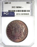 1897-O Morgan MS64+ LISTS $47500