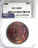 1900 Morgan MS67 LISTS $5000