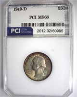 1949-D Quarter MS68 LISTS $22500