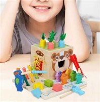 Wooden Activity Cube Toy