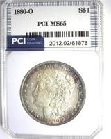 1880-O Morgan MS65 LISTS $15000