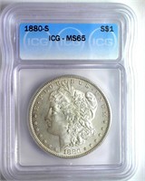 1880-S Morgan ICG MS65