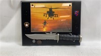 Commerative Display BUDK Bowie Knife