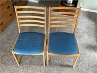 Two dinette chairs
