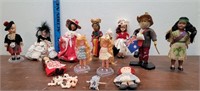 Box of vintage little dolls - The Australian doll