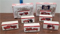 Box toy fire trucks - in original boxes