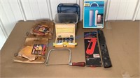 CRAFTSMAN TOOL BELT POUCHES, HOLE SAWS, BLADES,