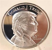 Donald Trump 2 OZ. Silver Round .999 Fine Silver