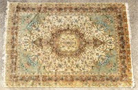 Finely Woven Carpet w/ Silk