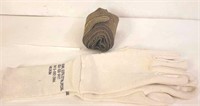 Pair of Cotton Special Gloves & Roll of Wool