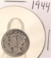 1944 Mercury Silver Dime