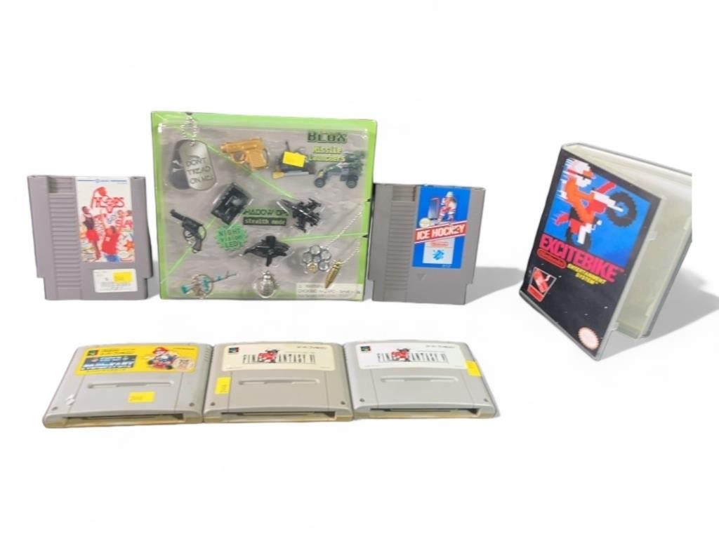 Vintage Nintendo NES games, Super Nintendo Japan