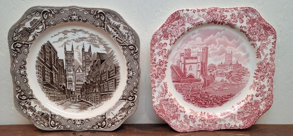 2 Johnson Bros plates - Westminster & Canterbury