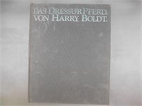 DAS DRESSURPFERD BOOK BY HARRY BOLDT