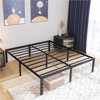 Full Size 14 Inch Metal Platform Bed Frame