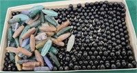 Lot of mixed beads blacks