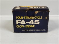 Four-Stroke Cycle FA-45 Glow Engine