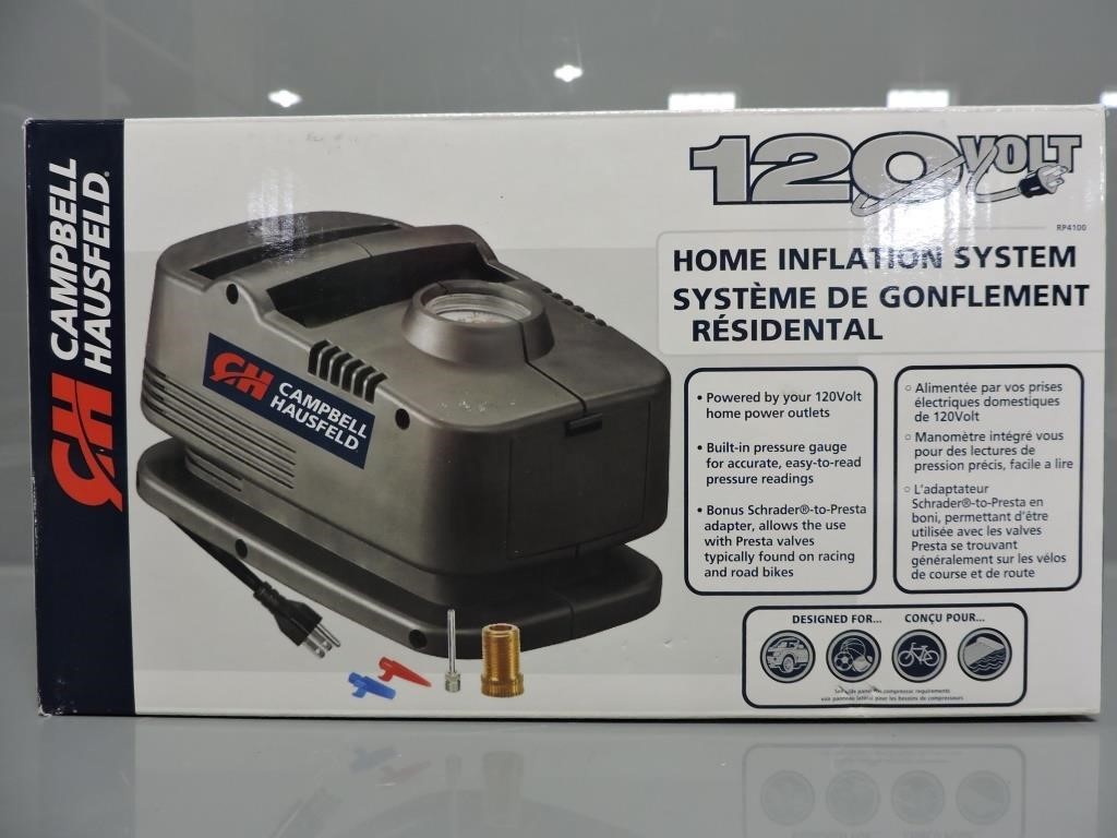 CAMPBELL HAUSFELD 120V HOME INFLATOR SYSTEM
